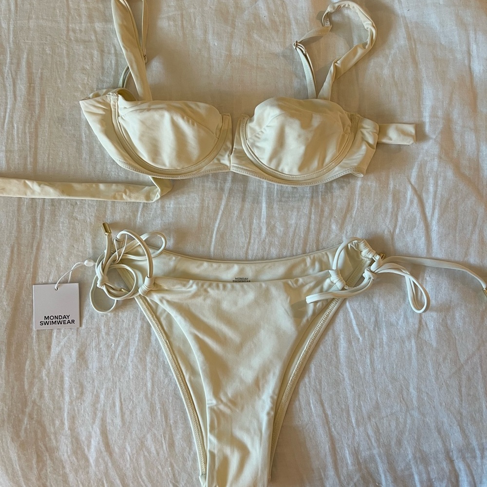 Monday Swimwear Ivory Bikini